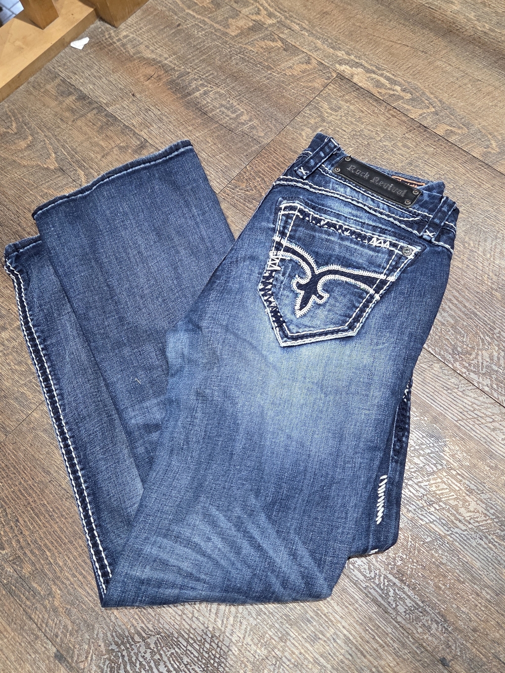 Rock Revival Women's Dark Blue Boot Cut Jeans